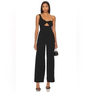 Bardot Black One-Shoulder Jumpsuit